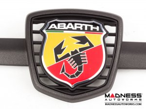 FIAT 500 ABARTH Front Emblem - Matte Gray Finish - 595 Edition
